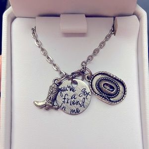 Silver Toy Story Woody Necklace